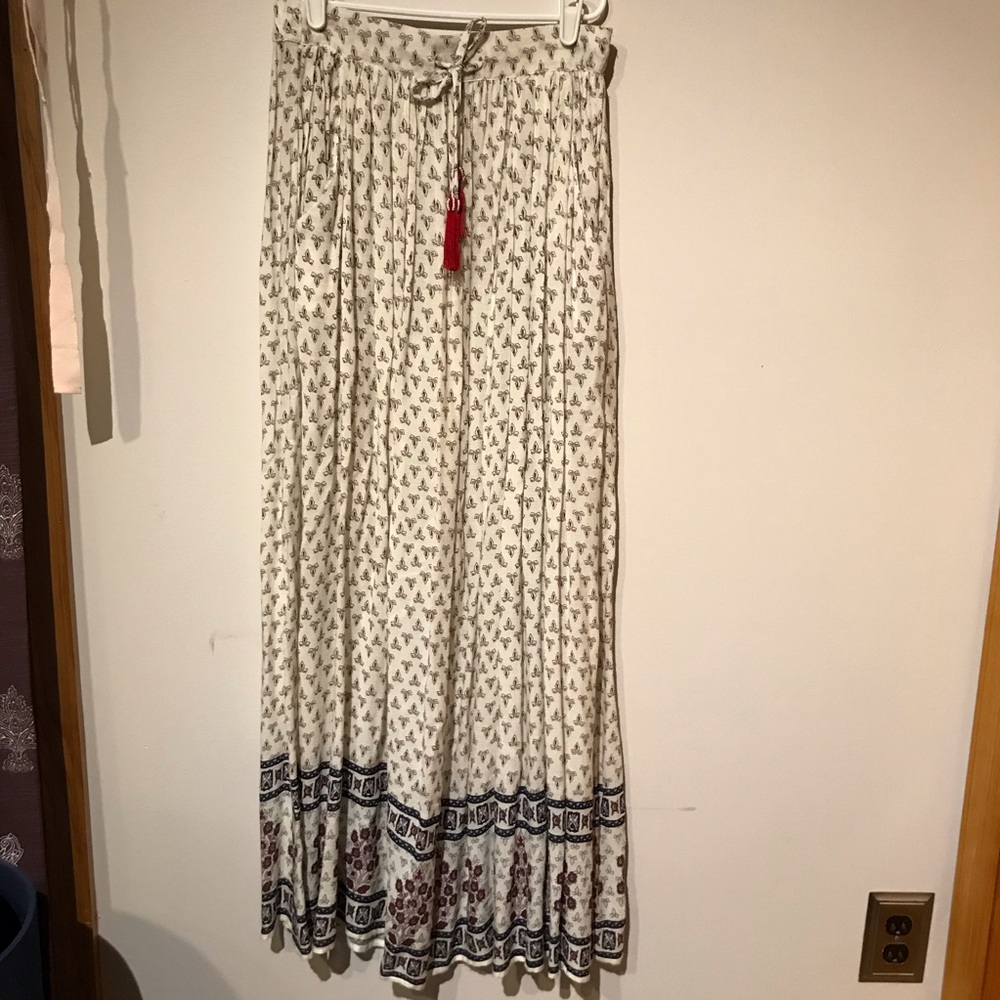 Boho Zara Patterned Maxi Skirt
